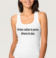T-SHIRT ANTES VALIAS LA PENA FR1012