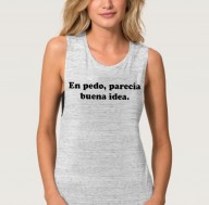 T-SHIRT EN PEDO PARECIA BUENA IDEA FR1046